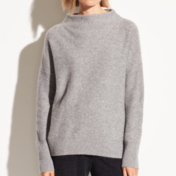 Boiled Cashmere Funnel Neck Pullover Boiled Cashmere Funnel Neck Pullover